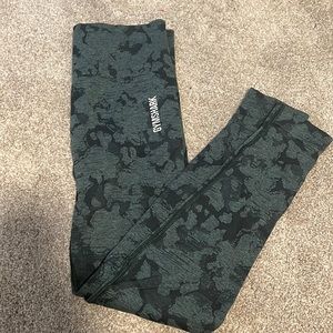 green camo adapt marl gymshark leggings